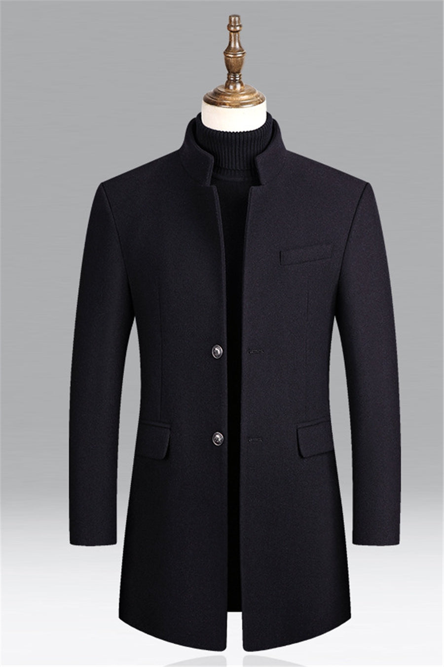 Trenchcoat herren elegant mit modernem klassischem schnitt