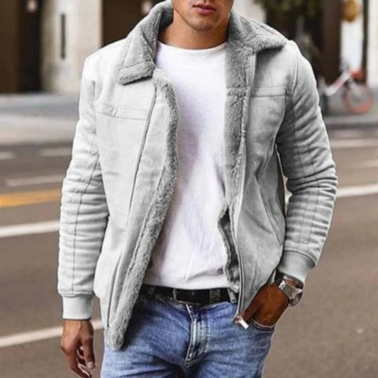 Elegante übergangsjacke herren, warm und stilvoll