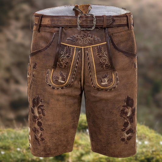 Traditionelle lederhose für herren, bequemer sitz