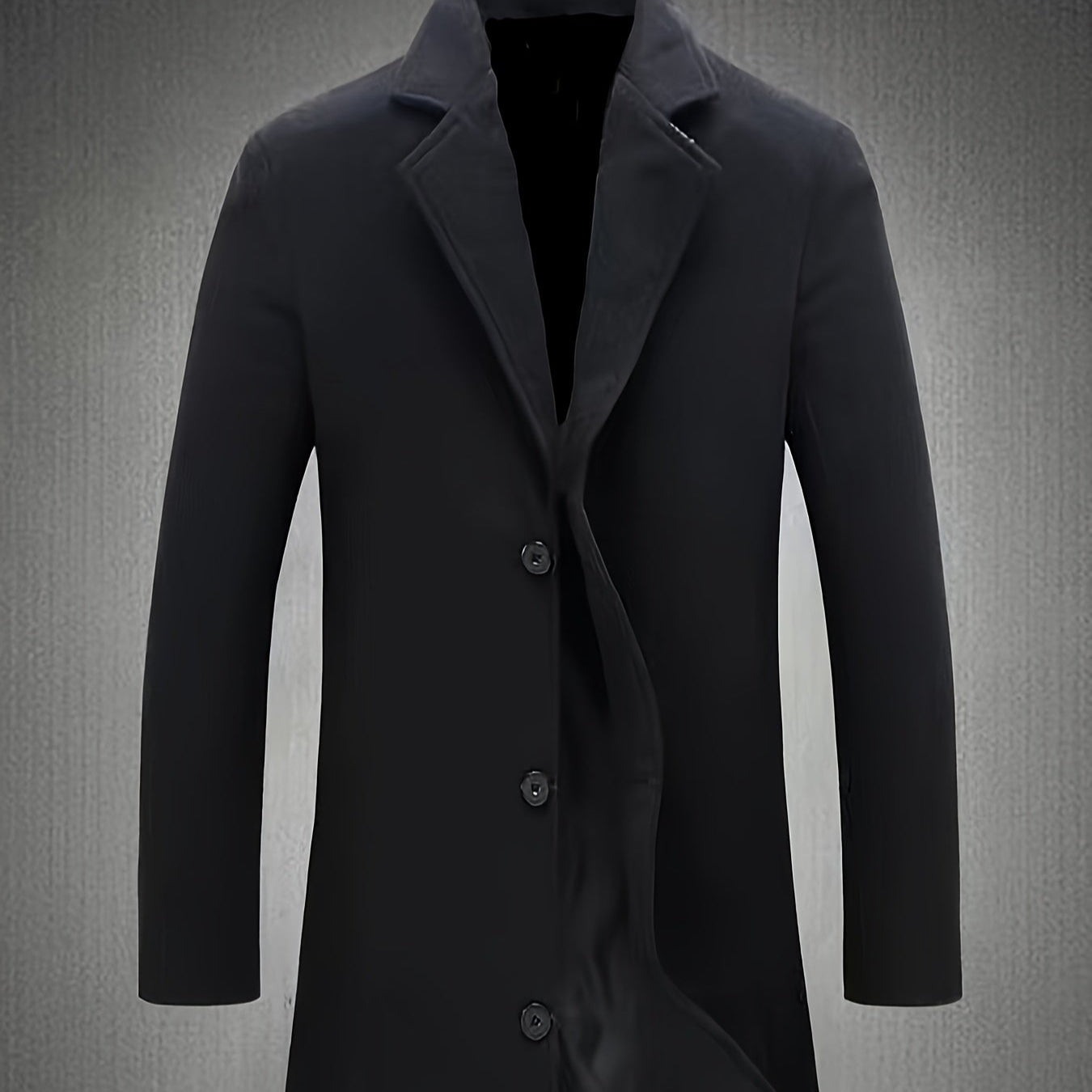 Trenchcoat herren slim-fit mit revers